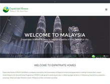 Tablet Screenshot of expathomes.com.my